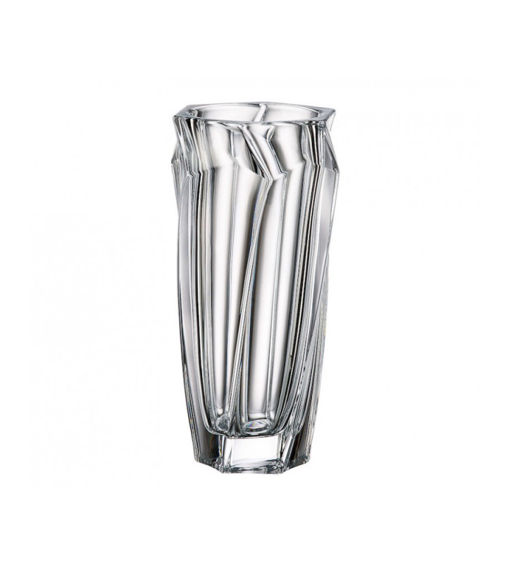 Crystalite Bohemia, Macao, vaso portafiori cm 30 in fine cristallo