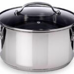 Mepra sintesi pentola cm 24 in acciaio inox 18/10 con coperchio in vetro adatto ad induzione