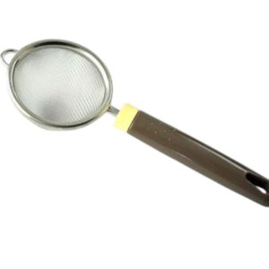 Svanera Soft, colino cm 12 doppia rete acciaio inox, manico in plastica