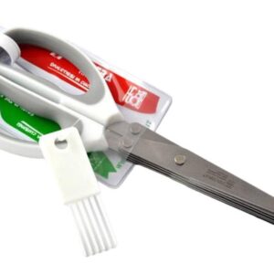 Svanera, forbice multilama 22 cm con pulitore, lama inox