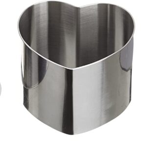 Westmark stampino cuore, 4 pezzi per dessert,7.5x6.5x5.5 cm