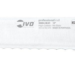 Ivo coltello da pasticceria lama dentata cm 28, qualità professionale