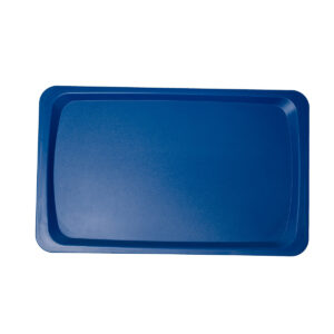Genus dei, vassoio gastronorm cm 53x32.5 blu genziana per alimenti