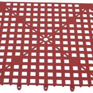 The bars poggia bicchiere cm 32x32 rosso, modulare in plastica