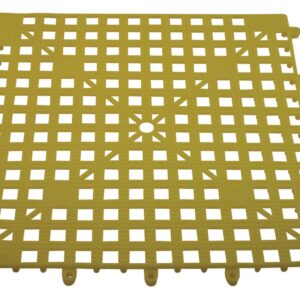 The bars poggia bicchiere cm 32x32 giallo, modulare in plastica