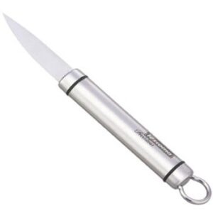 Tescoma president coltello cucina spelucchino liscio a punta in acciaio inox 18/10