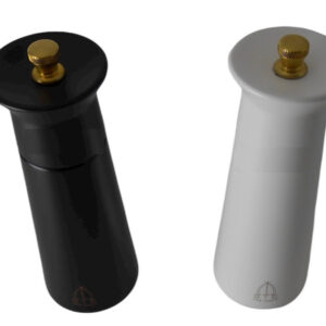 Tre Spade Nabucco, coppia macina pepe/sale in legno