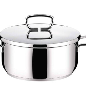 Tescoma praktik, casseruola cm 28, in acciaio inox 18/10 qualità extra pesante con coperchio