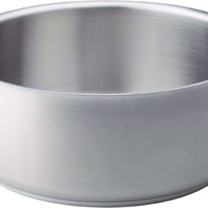 Pentole agnelli, casseruola cm 24 in acciaio inox, adatta ad induzione qualità professionale