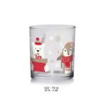 Cerve happy elf, set 3 bicchieri acqua cl 22