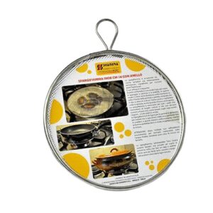 Svanera spargifiamma a rete cm 19 con anello per pentole in vetro e coccio