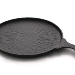 Fade mythos skin, piatto da portata rotondo 30x22 nero