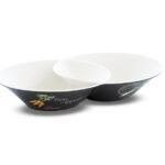 Fade lampedusa antipastiera 3 comparti cm 27,5x15 in porcellana