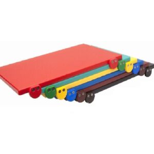 Euroceppi tagliere nero cm 60x40h2 professionale per alimenti