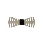 The bars, papillon 3 d fishbone shape in legno di faggio accessorio professionale