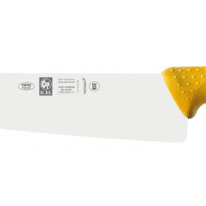 Icel tranciante cm 25, manico giallo, lama in acciaio inox