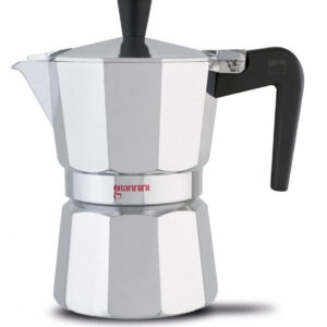 Giannini nina, caffettiera mezza tazza in alluminio con guarnizione in silicone