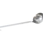 Gnali, delta mestolo forato 7 cm acciaio inox qualità extra