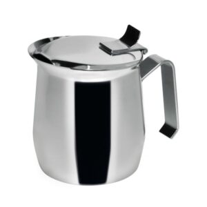 Ilsa jolly caffettiera 1 tazza, con coperchio, in acciaio 18/10 qualità professionale