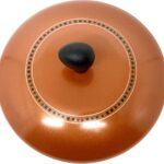Moneta zecchino coperchio bombato alluminio 24 cm
