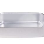 Pentole agnelli rostiera, lasagnera cm 60 professionale pesante con angoli tondi in alluminio 3mm