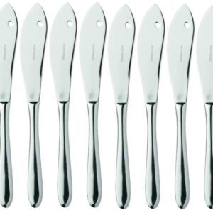 Modis Londra, set 12 coltelli pizza in acciaio inox