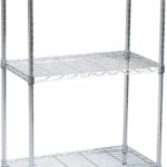 Casa collection scaffale smontabile in acciaio cromato, 5 ripiani cm 90x35x179