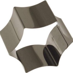 Kaufgut porzionatore rosetta 8 cm in acciaio inox
