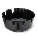 Tablecraft Ashtray, set 12 posacenere cm 11 nero in melamina