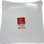 Pami set 6 piattino quadro 10,4x10,4x3cm bianco in melamina