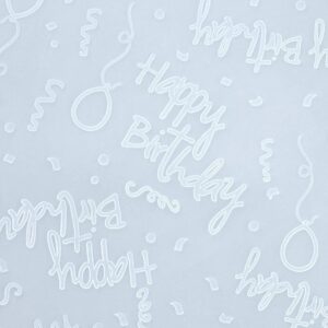Tappeto decorato happy birthday cm50x50
