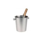 Inoxpran secchiello champagne con pomoli in acciaio inox