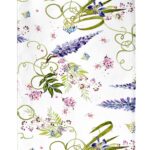 Fade lilibeth, runner cm 135x45 da tavola in cotone