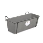 Stefanplast set balcone natural cm 50, grigio