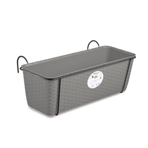 Stefanplast set balcone natural cm 50, grigio