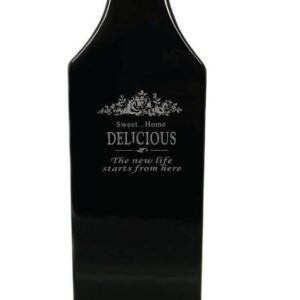 Fade, la cuisine tagliere black 37x10 cm in porcellana