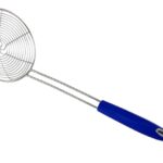 Svanera ragno a filo in acciaio per fritti 14 cm manico nylon qualità extra