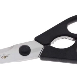 Fraraccio, forbice (poll. 8) cm 20 multiuso da cucina pesante in acciaio, manico nylon prodotta in italia