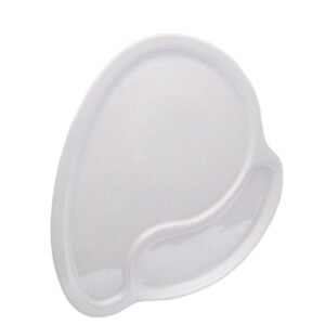 Europorcellan set 2 piatto bistecca 34 cm doppio comparto in porcellana