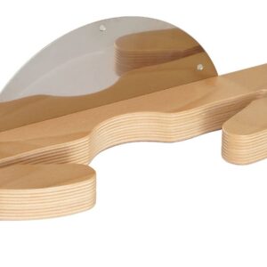 Lilly codroipo supporto universale per pale pizza a parete 3 posti in legno