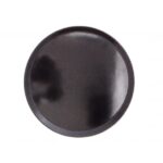 Pami porcellane, piatto pizza nero 31 cm, melamina robusta resistente da -20° a + 70°