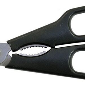 Moha forbice da crostacei e scampi acciaio inox abs nero 10x1,5x24,5cm