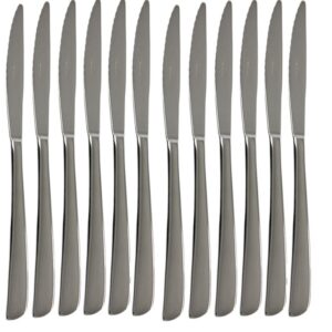 Svanera Versatile, set 12 coltello per pizza, bistecca, doppio seghetto acciaio forgiato