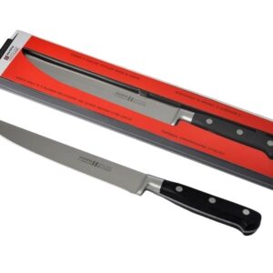 Svanera coltello arrosto cm 20, in acciaio forgiato manico rivettato in pom, qualità extra