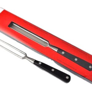 Svanera forchettone da arrosto cm 15 ,in acciaio forgiato manico rivettato in pom, qualità extra