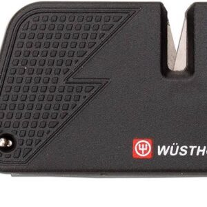 Wusthof affilacoltelli nero tascabile ideale per casa e campeggio qualità extra