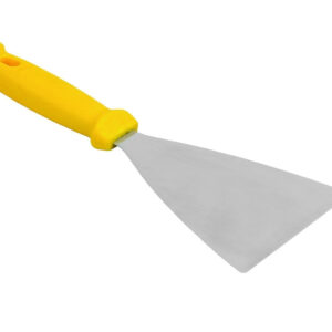 Lilly codroipo spatola triangolo cm 10 x 27, flessibile professionale acciaio inox ,prodotta in italia
