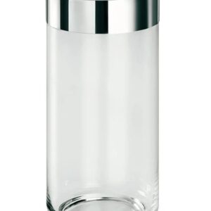 Giannini steel barattolo cl 150 vetro con tappo ermetico in acciaio inox