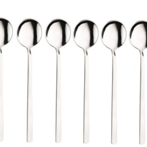 Pintinox tecna, set 12 cucchiaini  moka acciaio inox 18/10