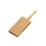 Panetta rigagnocchi 21x6 cm, normale in legno di faggio